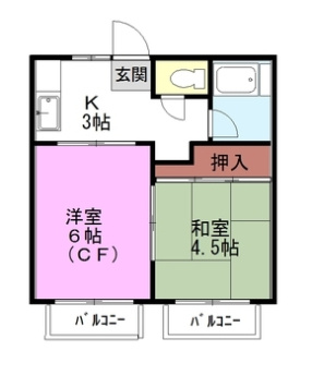プチメゾンの間取り