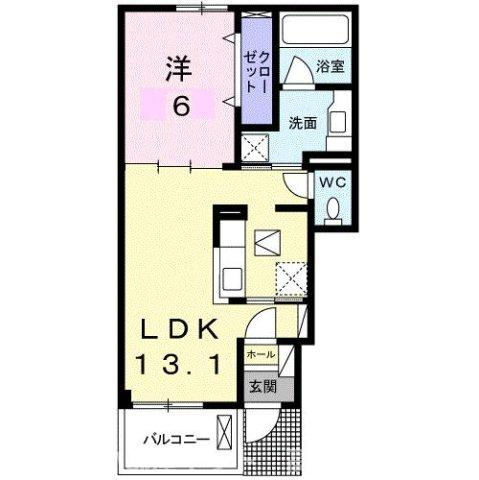 【間取り】 | オーブ・ウエストＤ