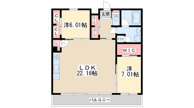 【間取り】 | プレジオ東三国