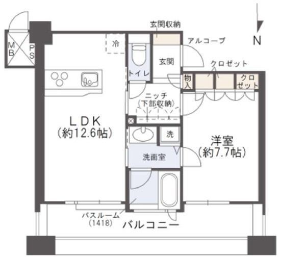 ビオール大阪大手前タワーの間取り|ビオール大阪大手前タワー　間取り