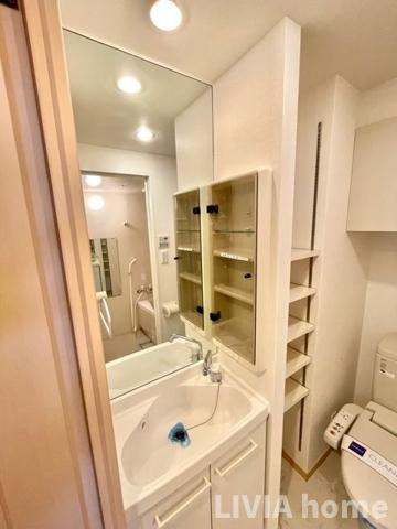 大田区大森北１丁目の賃貸マンションの独立洗面台