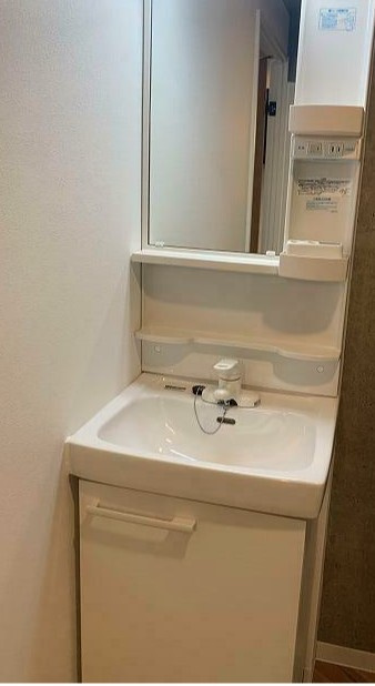アリュール押上の洗面所