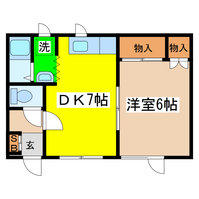 パークサイドハイツの間取り
