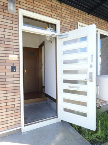 パークサイドハイツの玄関
