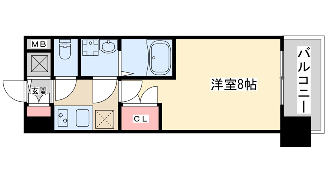 【間取り】 | WGB江坂