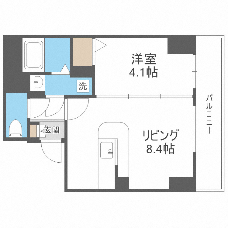ブリリアントコートLUXEの間取り