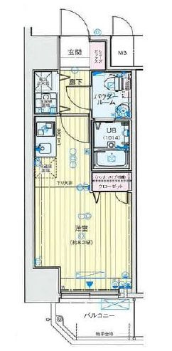 ベルエ難波西の間取り