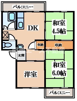 【間取り】 | 星田団地
