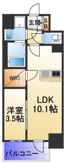 【間取り】 | ワールドアイ都島高倉町