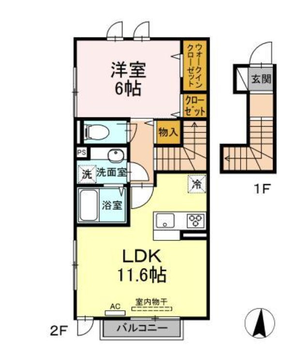 アンジュール氷川台の間取り