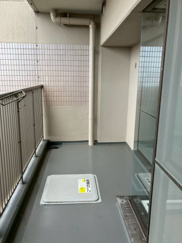 宇都宮プラザB棟のバルコニー