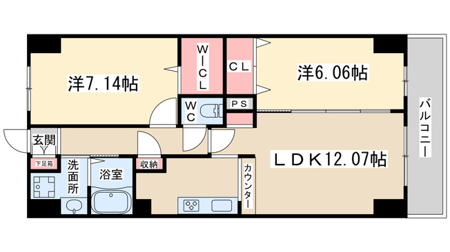 【間取り】 | エスヴェール北梅田