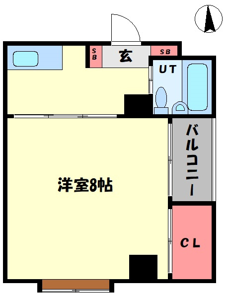 CASA GRANDEの間取り|CASA GRANDE(旧:天六南ハイツ)　開放感ある間取り
