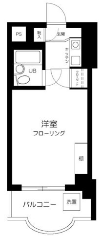 マリオン新宿の間取り