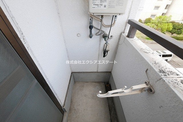 プラザアビコのバルコニー