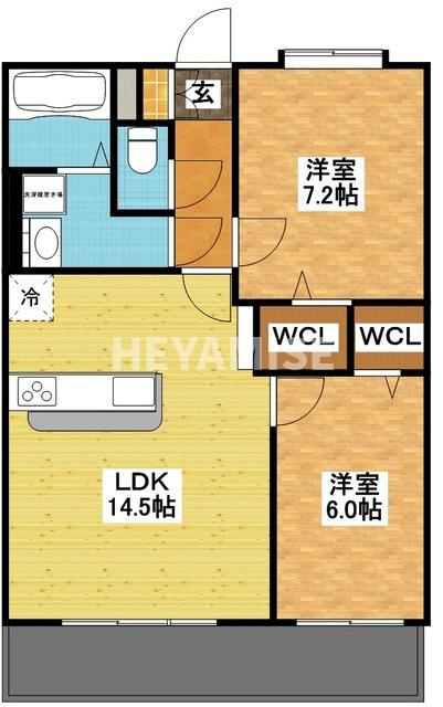 modern palazzo文教の間取り