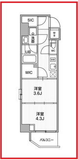 【間取り】 | シーフォルム浅草Ⅱ