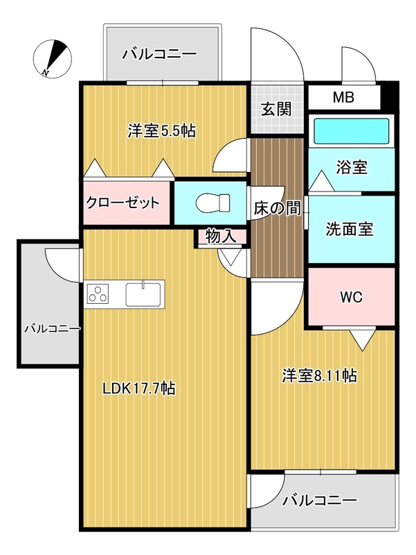 【間取り】 | 横手はなみずき