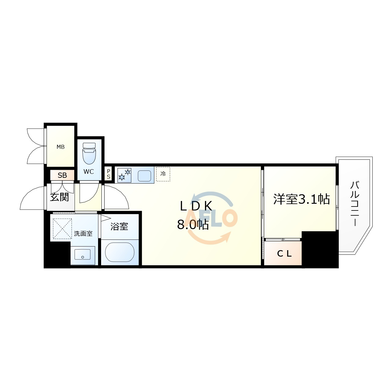 リヴェント森ノ宮の間取り|リヴェント森ノ宮　間取り