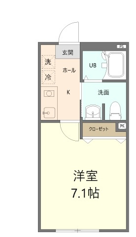 ロイヤルハイツ白楽弐番館の間取り|間取りです。
