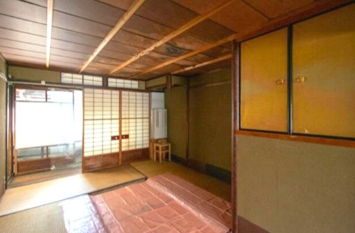 二条通面す事業用貸京町家の内装