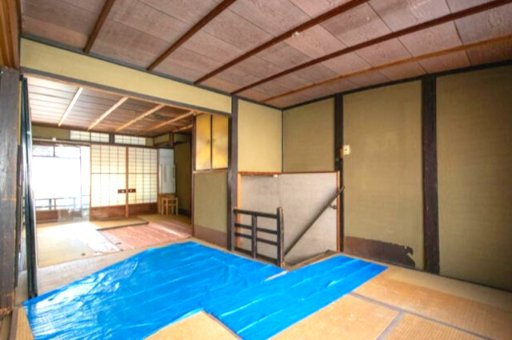 二条通面す事業用貸京町家の内装
