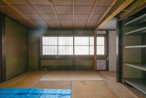 二条通面す事業用貸京町家の内装
