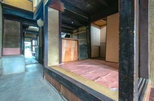 二条通面す事業用貸京町家の内装