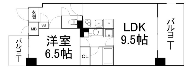 【間取り】 | アスヴェル東本町Ⅱ