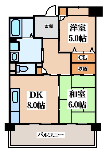 【間取り】 | 豊中B団地