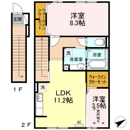 ラ　ルーチェの間取り