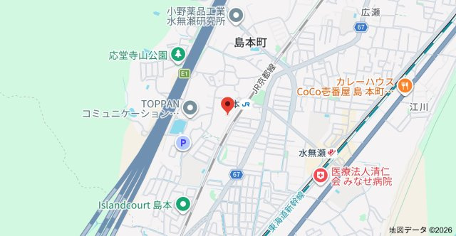 【地図】 | コーポ水無瀬B棟