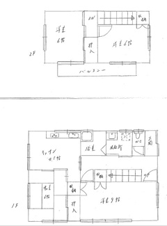 【間取り】 | 日吉町中古住宅 | 間取図と現状に相違がある場合は現状優先となります