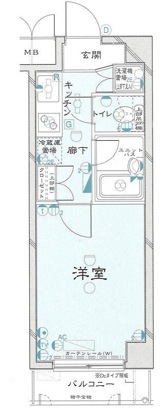 ルーブル都立大学Ⅱの間取り|間取りです。