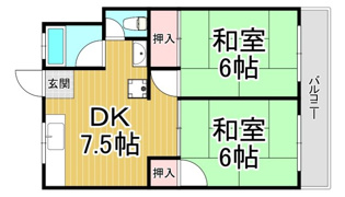 巽マンションの間取り