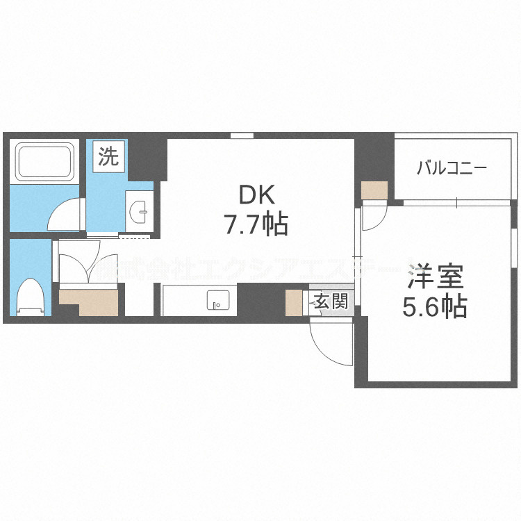 MT玉造の間取り