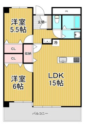 グレースコート西宮の間取り