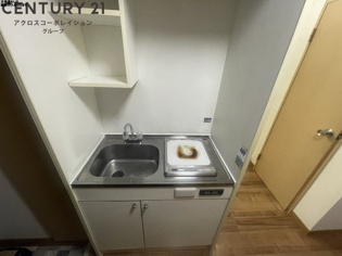 壁付けキッチンでスペースを有効活用できます！
