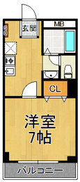 リブレメゾン甲東園エストの間取り
