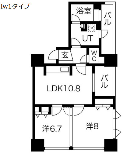 【間取り】 | アルグラッドザ・タワー心斎橋