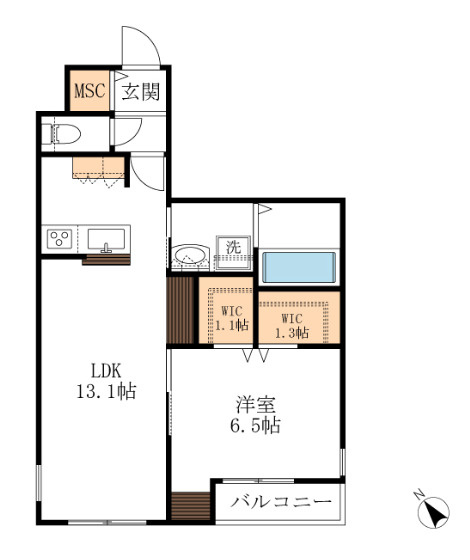 Maison　NOVEMの間取り