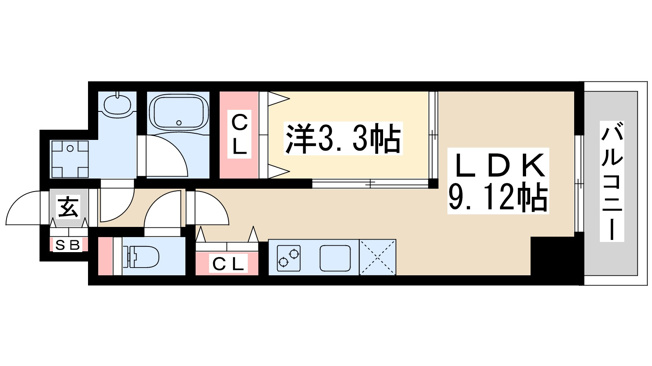【間取り】 | ルミネソレイユ江坂