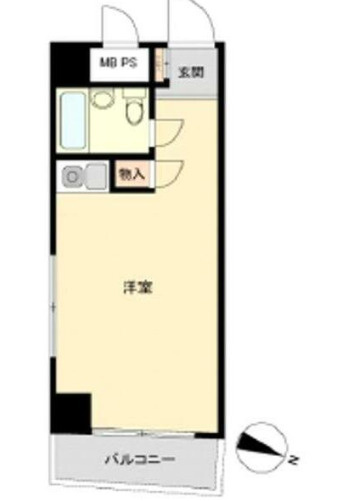 浅草橋センチュリー21の間取り