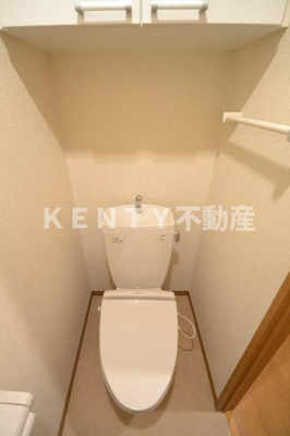 【トイレ】 | メゾンドソレイユⅤ | ゆったりとした空間のトイレです