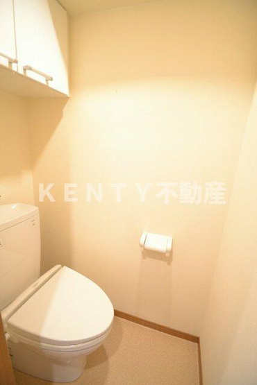 【トイレ】 | メゾンドソレイユⅤ | 落ち着いた色調のトイレです