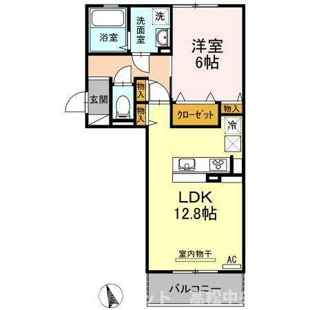 【間取り】 | ラナ マラキ B棟