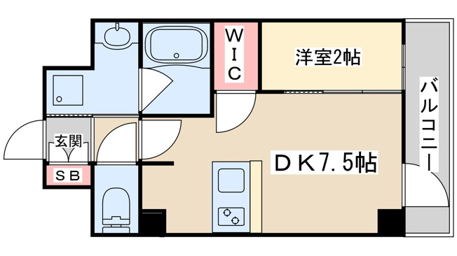 【間取り】 | バウスフラッツ新大阪