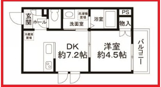【間取り】 | グレイス東尾久