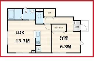 【間取り】 | ルミエール光Ⅱ