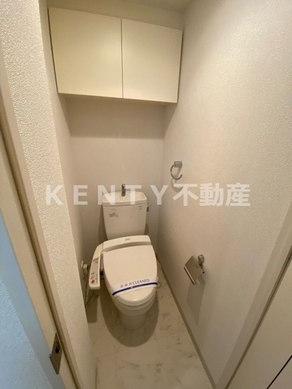 【トイレ】 | ドゥーエ蒲田 | 落ち着いた色調のトイレです